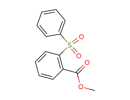 Benzoic acid, 2-(phenylsulfonyl)-, methyl ester