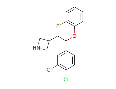 3-(2-(3,4-dichlorophenyl)-2-(2-fluorophenoxy)ethyl)azetidine