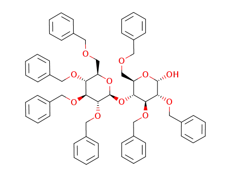 2,3,4,6-tetra-O-benzyl-β-D-glucopyranosyl-(1→4)-2,3,6-tri-O-benzyl-α-D-glucopyranose