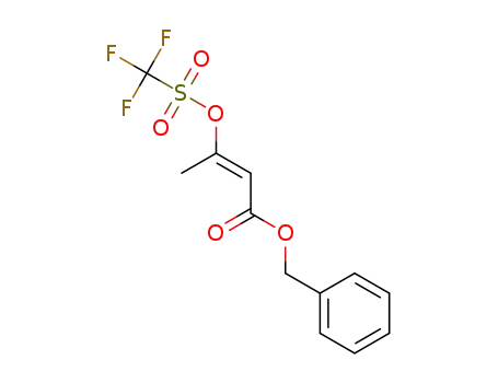 (E)-benzyl 3-(trifluoromethylsulfonyloxy)but-2-enoate