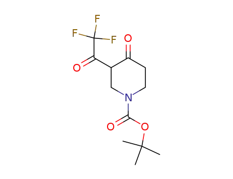 tert-부틸 4-옥소-3-(2,2,2-트리플루오로아세틸)피페리딘-1-카르복실레이트