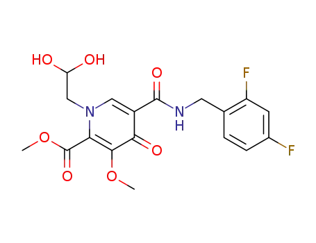 methyl 5-((2,4-difluorobenzyl)carbamoyl)-1-(2,2-dihydroxyethyl)-3-methoxy-4-oxo-1,4-dihydropyridine-2-carboxyiate