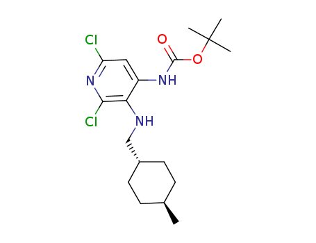 tert-butyl (2,6-dichloro-3-((((1r,4r)-4-methylcyclohexyl)methyl)amino)pyridin-4-yl)carbamate