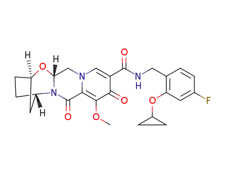 C<sub>25</sub>H<sub>26</sub>FN<sub>3</sub>O<sub>6</sub>