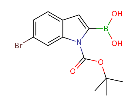 1-BOC-6-Bromo-indole-2-boronic acid
