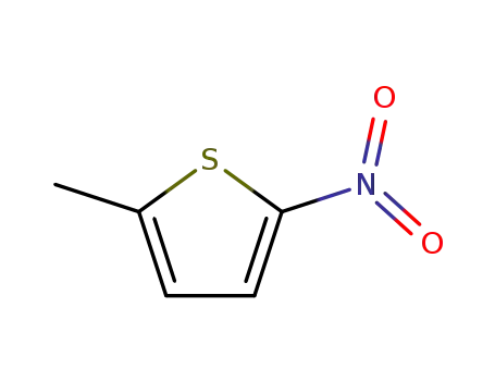 Molecular Structure of 42297-94-9 (2-Methyl-5-nitrothiophene)