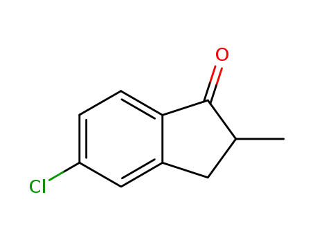 Molecular Structure of 64220-40-2 (5-chloro-2-methyl-1-indanone)