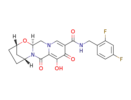 Molecular Structure of 1611493-57-2 ((2S,5R,13aS)-N-(2,4-difluorobenzyl)-8-hydroxy-7,9-dioxo-2,3,4,5,7,9,13,13a-octahydro-2,5-methanopyrido[1',2':4,5]pyrazino[2,1-b][1,3]oxazepine-10-carboxamide)