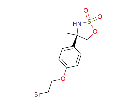(R)-4-(4-(2-bromoethoxy)phenyl)-4-methyl-1,2,3-oxathiazolidine 2,2-dioxide