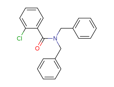 Benzamide,2-chloro-N,N-bis(phenylmethyl)- cas  7465-70-5