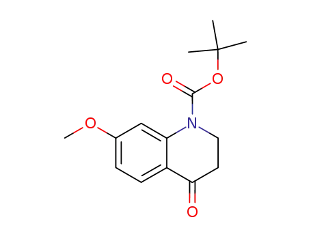 Molecular Structure of 179897-99-5 (TERT-BUTYL 7-METHOXY-4-OXO-3,4-DIHYDROQUINOLINE-1(2H)-CARBOXYLATE)