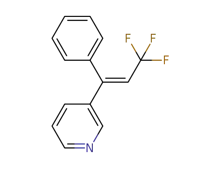3,3,3-trifluoro-1-phenyl-1-(3-pyridyl)propene