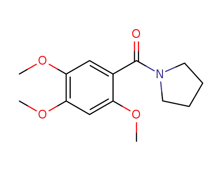 Molecular Structure of 695197-84-3 (pyrrolidin-1-yl(2,4,5-trimethoxyphenyl)methanone)