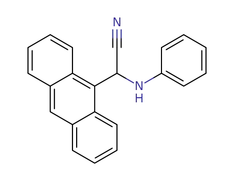 2-(anthracen-10-yl)-2-(phenylamino)acetonitrile