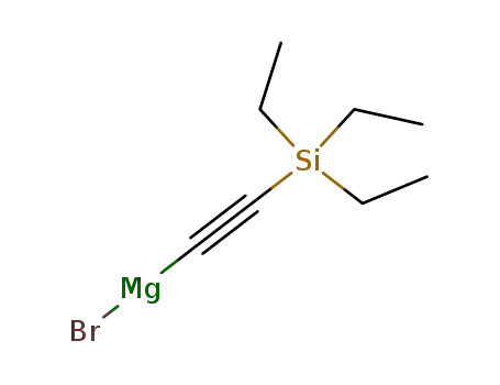 Molecular Structure of 38321-43-6 (Magnesium, bromo[(triethylsilyl)ethynyl]-)