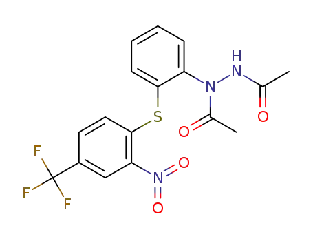 N-[2-(4-trifluoromethyl-2-nitrothiophenyl)phenyl]-N,N'-diacetylhydrazine