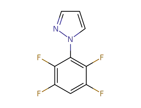 Molecular Structure of 1262133-94-7 (1-(2,3,5,6-tetrafluorophenyl)-1H-pyrazole)