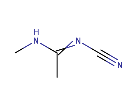N-Cyano-N'-methyl-ethanimidamide manufature