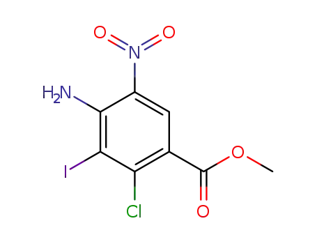 methyl 4-amino-2-chloro-3-iodo-5-nitrobenzoate
