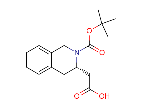 (S)-2-(2-(tert-Butoxycarbonyl)-1,2,3,4-tetrahydroisoquinolin-3-yl)acetic acid