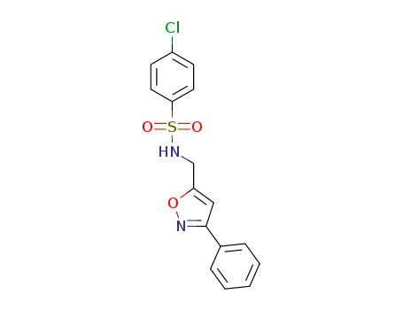 4-CHLORO-N-[(3-PHENYL-5-ISOXAZOLYL)METHYL]BENZENESULFONAMIDE