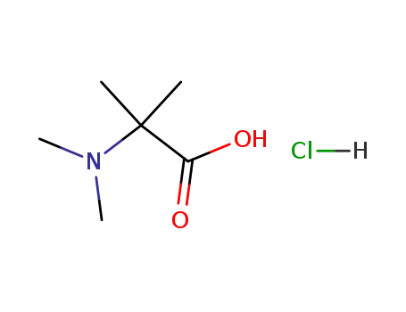 Molecular Structure of 97874-26-5 (DL-Alanine, N,N,2-triMethyl-, hydrochloride)
