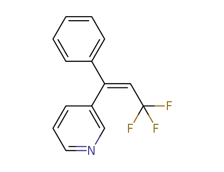 3,3,3-trifluoro-1-phenyl-1-(3-pyridyl)propene
