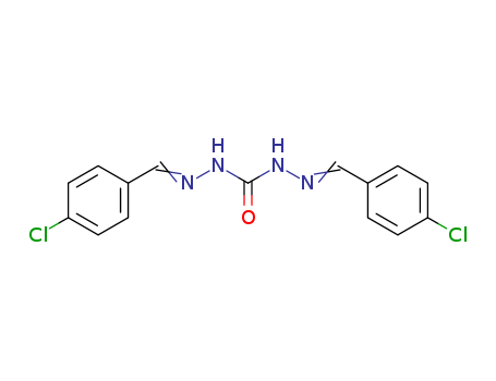 1,3-bis[(4-chlorophenyl)methylideneamino]urea cas  6341-80-6