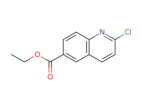 Molecular Structure of 29969-56-0 (ethyl 2-chloroquinoline-6-carboxylate)