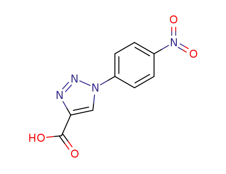 Molecular Structure of 4600-06-0 (1H-1,2,3-Triazole-4-carboxylic acid, 1-(4-nitrophenyl)-)