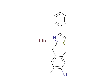 2,5-dimethyl-4-{[4-(4-methylphenyl)-1,3-thiazol-2-yl]methyl}aniline hydrobromide