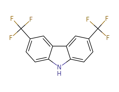 Molecular Structure of 1355001-50-1 (3,6-bis(trifluoromethyl)-9H-carbazole)