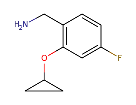 2-cyclopropoxy-4-fluorobenzylamine