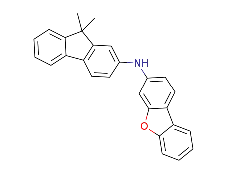 Molecular Structure of 1427556-50-0 (N-(9,9-dimethyl-9H-fluoren-2-yl)dibenzo[b,d]furan-3-amine)