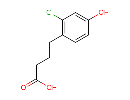 2-chloro-4-hydroxybenzenebutanoic acid