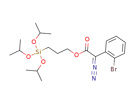 3-(tri(iso-propoxy)silyl)propyl 2-(2-bromophenyl)-2-diazoacetate