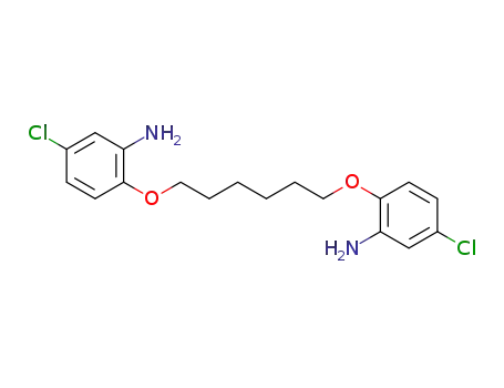 Molecular Structure of 1613372-01-2 (1,6-bis(4-chloro-2-aminophenoxy)hexane)