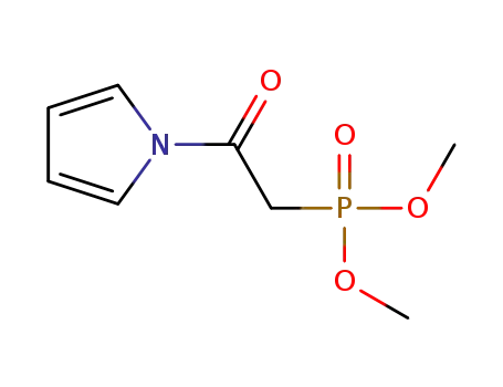 Molecular Structure of 1346683-43-9 (dimethyl (2-oxo-2-(1H-pyrrol-1-yl)ethyl)phosphonate)