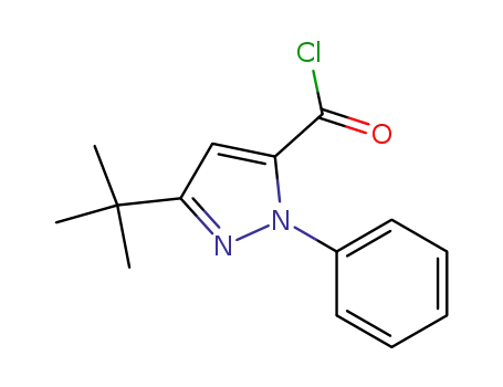 3-tert-butyl-1-phenyl-1H-pyrazole-5-carbonyl chloride
