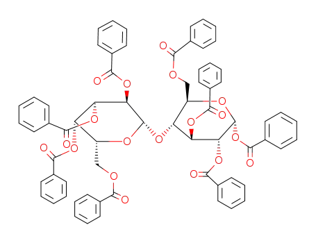 benzoyl (2,3,4,6-tetra-O-benzoyl-β-D-galactopyranosyl)-(1->4)-(2,3,6-tri-O-benzoyl)-α-D-glucopyranoside