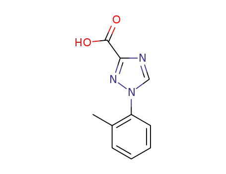 Molecular Structure of 1245644-79-4 (1-o-tolyl-1H-1,2,4-triazole-3-carboxylic acid)