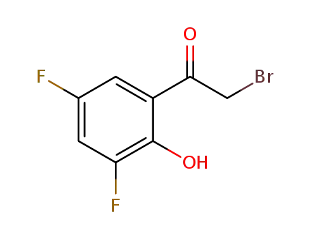 2-Bromo-3',5'-difluoro-2'-hydroxyacetophenone, 2-Bromo-1-(3,5-difluoro-2-hydroxyphenyl)ethan-1-one, 2-(Bromoacetyl)-4,6-difluorophenol