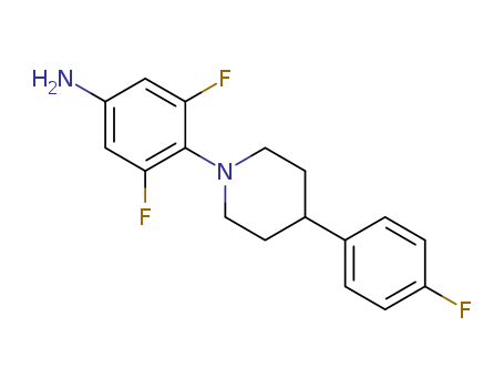 3,5-difluoro-4-(4-(4-fluorophenyl)piperidin-1-yl)aniline