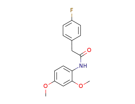 N-(2,4-dimethoxyphenyl)-2-(4-fluorophenyl)acetamide