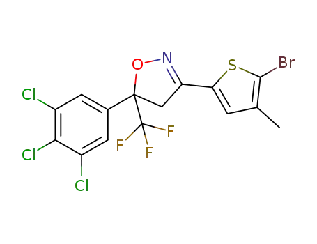 C<sub>15</sub>H<sub>8</sub>BrCl<sub>3</sub>F<sub>3</sub>NOS