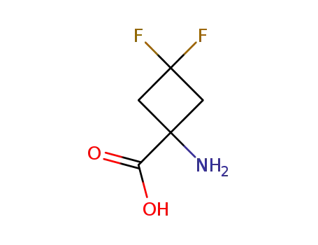 Molecular Structure of 1225532-86-4 (1-AMino-3,3-difluoro-cycl...)