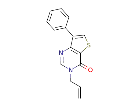 Molecular Structure of 1621967-97-2 (3-allyl-7-phenylthieno[3,2-d]pyrimidin-4(3H)-one)
