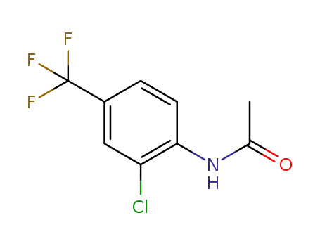 Molecular Structure of 247170-19-0 (2-CHLORO-4-(TRIFLUOROMETHYL)ACETANILIDE)