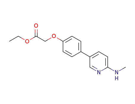 ethyl 2-(4-(6-(methylamino)pyridin-3-yl)phenoxy)acetate