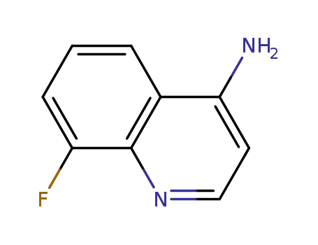 Molecular Structure of 148401-38-1 (4-AMINO-8-FLUOROQUINOLINE)